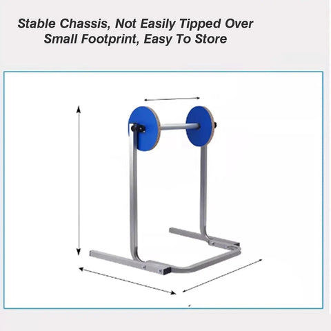 No Sweat Compact Tabletop Bubble Wrap Dispenser With Manual Shipping Station Stand, stable chassis, small footprint, easy storage.