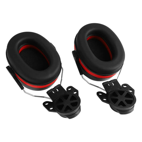 Rig Ready 2 Pack Hard Hat Earmuffs With Adjustable Noise Reduction For Busy Jobsites Secure Over Ear Helmet Covers That Kills Damaging Echoes And Fits Like A Glove On Your Head