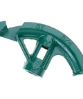 Heavy Duty 20mm Manual Pipe Bender For Aluminum Conduits And Copper Tube Running featuring grippy green metal bender head.