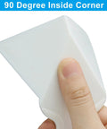Plastic Inside Corner Trowel Set, 2 Pack, 90 Degree Drywall Finishing Tools with ergonomic grip for taping and mudding