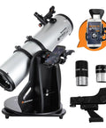 StarSense Explorer 150AZ App Enabled Telescope with 150mm Tabletop Dobsonian, smartphone dock, and eyepieces for beginners.