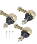 Heavy Duty Tie Rod Ends Drag Link For Club Car DS Golf Cart 84 08 Direct Fit Steering Gear Box Replacement Durable Alloy Steel Easy To Install Long Lasting Performance, 3-piece set with cotter pins