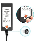 Universal AC Adapter Charger 45W All In One Power Supply With Multiple Voltages showing voltage selector knob