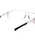 Ztek Bifocal Safety Glasses With Clear Lenses, 2.5 Diopter Readers, Scratch Resistant Coating, Rubber Frame For All Day Comfort, 3 Pack