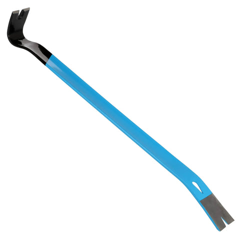 21 Inch Flat Pry Bar With Heat Treated Forged Steel Construction And Powder Coated Finish A Long Crowbar Tool For Demolition Nail Pulling Prying And Lifting In Tough Jobs
