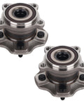Rear Wheel Bearing Hub Assembly Compatible With Toyota Highlander 2014 2020 Sienna 2021 2023 And Lexus RX350 RX350L RX450h RX450hL AWD 5 Lug With ABS Sensor Pair Go To Premium Bolt On Direct Fit Replacement