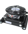 Beefy 10 L Per Min Hydraulic Cooler Air Cooled Oil Radiator Heat Exchanger For CNC Hydraulic System DC 12 V With 1.2 KW Cooling Power