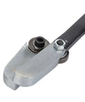 Close-up of Manual Hand Pull Sheet Cutter For Metal And Plastic showing CrMoV wheel, ideal for cutting iron, copper, aluminum, and more.