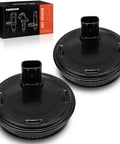 Set Of Two Rear ABS Wheel Speed Sensors For Toyota Camry Highlander Avalon Solara And Lexus ES showcasing the black sensors.