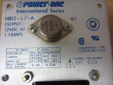 12V DC Power Supply 1.7A Linear International Use For Electronics Projects And DIY Builds Budget Friendly Plug And Play 12V Adapter For Hobbies Lab And Heavy Duty Applications, metal case