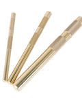 Brass Knurled Drift Punch Kit Three Piece Set With Roll Pin Punches And Chisels For Three Eighths Inch One Half Inch And Three Quarter Inch Sizes