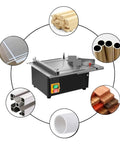 Top Shelf Benchtop Table Saw Featuring Rock Solid Stainless Steel Top And Hefty Copper Motor That Cuts Hardwood Like Butter for diverse materials.