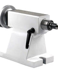 Rock Solid MT2 Lathe Tailstock Featuring 50mm Telescopic Travel And Detachable Rotary Live Center, heavy-duty design for CNC projects.