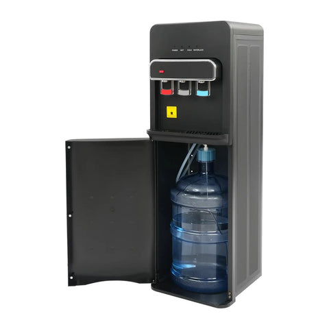 Bottom Loading Water Cooler Dispenser For 5 Gallon Bottle With Cold Warm And Hot Settings, Child Lock, Low Water Indicator Light