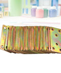 Stack of Heavy Duty 180 Degree Shelf Brackets Iron Corner Supports for Wall Mounted Shelving