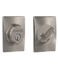 B60 N CEN 619 Deadbolt With Century Trim Keyed From Outside Or Inside Turn Heavy Duty Residential Security Lock