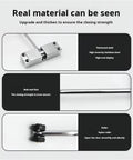 Automatic Door Closer For 20-40 Kg Doors, Adjustable Spring Closing Device, No Slam Quiet Soft Close Hardware, Round Black Finish