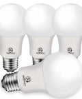 40W Equivalent A19 LED Bulb Soft White 2700K Non Dimmable E26 Base ETL Listed Instant On Energy Saving Long Lasting Home Lighting 4 Pack