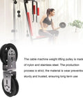 Dual Swivel Pulleys for Home Gym Cable Machines 360 Degree Rotation Silent Bearing Wheel Built Tough Quiet Pull Down Attachment for Strength Training and Smooth Cable Work, nylon steel