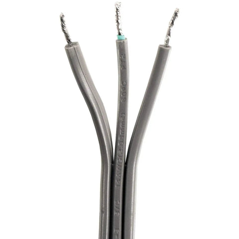 Close-up of 15 Amp Appliance Power Cord Heavy Duty 6 Feet Three Wire Grounded With Right Angle Plug Head UL Listed ETL Listed