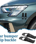 Universal Car Bumper Clips 2 Pack, Quick Release Security Hook Lock Hasp Kit For Front And Rear Bumpers And Trunk on car