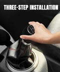 Installing Ergonomic Round Head Gear Shift Knob For Manual And Automatic Cars, 5 Speed Shift Lever Kit, Replacement Gear Stick Handle