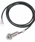 Three Pack Inductive Proximity Sensor Switch Detector, DC 5 To 30V, 3 Wire, NPN NO Output, 10mm Sensing Range, metal-plastic body