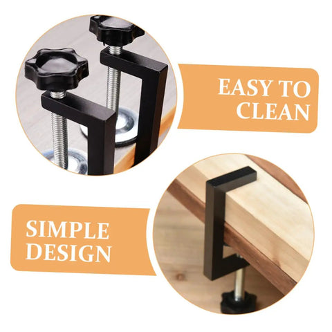 2 Pack Adjustable Patio Furniture Clips For Rattan Sofas And Outdoor Wicker Chairs showing simple design and easy installation features
