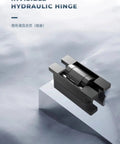 Invisible Self Closing Door Hinge Featuring Buttery Smooth Hydraulic Buffer And Dead Stop Ninety Degree Positioning For Pro Grade Cabinetry, mounted on sleek surface.