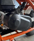 Torque Converter DIY Kit For Go Karts And Mini Bikes With 6.5 HP Engine, Three Quarter Inch Drive, installed on mini bike
