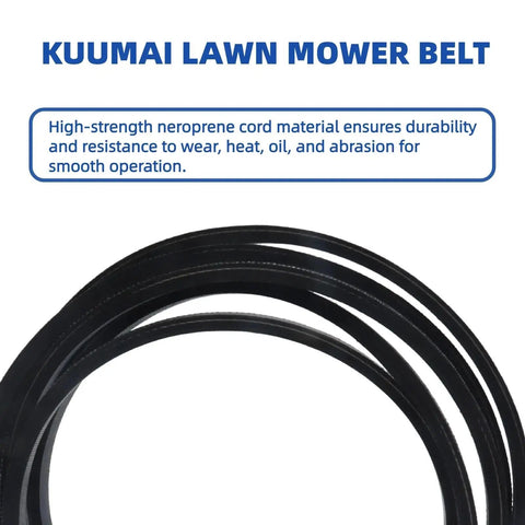 Wheel Traction Drive Belt Three Eighths Inch By Twenty Seven Point Five Inch For TimeMaster Thirty Inch Deck Lawn Mowers