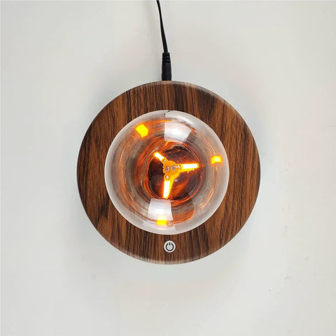 Levitating Bulb Lamp With Magnetic Floating LED Light That Revolves Seamlessly 360 Degrees A Quiet Hovering Desk Light For Home Office Decor And A Dope Gift Idea For Tech Lovers And Office Nerds Alike