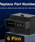 Six-pin LED Flasher Relay Assembly Compatible With Honda Accord 2003 2007 Ridgeline 2006 2014 Odyssey Acura turn signal part