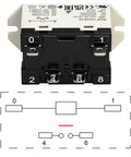 Beefy 30A General Purpose Relay For Industrial Use, 120V AC Coil, SPST-NO 4-Pin, UL CE TUV RoHS Certified, 2-Pack