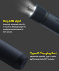 Workhorse Cordless Electric Screwdriver with LED light and Type-C charging port, ideal for home repair projects.