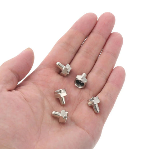 F Type Terminator Caps 5 Pack With 75 Ohm Resistor For Unused Coax Ports Signal Saver for Splitters Amplifiers Wall Plates