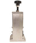 Benchtop Wire Stripping Machine for Copper Wire From 0.15 Inch to 1 Inch, Drill Powered or Manual Hand Crank Operation, side view