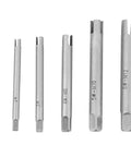 Tap Extractor Set For Stripped Taps And Broken Screws Three Types Six Piece Steel Kit Pro Grade Heavy Duty Remover Tools
