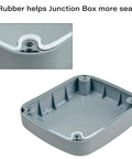 Open view of Outdoor Weatherproof 5 Pole Junction Box Enclosure With 86 By 74 By 62 Mm Size And 20 Mm Cable Gland IP66 Waterproof Dustproof Case