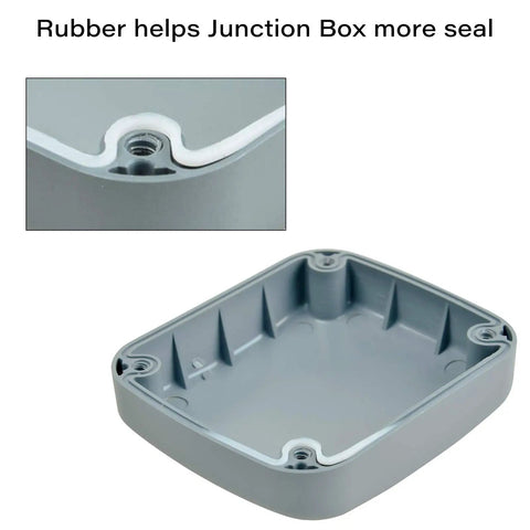 Open view of Outdoor Weatherproof 5 Pole Junction Box Enclosure With 86 By 74 By 62 Mm Size And 20 Mm Cable Gland IP66 Waterproof Dustproof Case