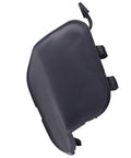 Nissan Rogue Front Tow Hook Cover 2014 2015 2016 Black Exterior Accessory, Durable Replacement Trim, Matte Black Finish, Side View