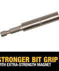 Pro Grade 3 Inch Magnetic Bit Tip Holder Set, 3 Pack, Steel Construction, OEM Replacement Part DW2045B for Power Tools, Strong Magnetic Retention