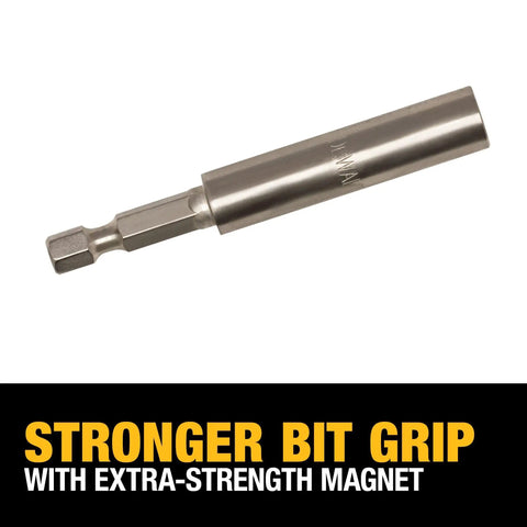 Pro Grade 3 Inch Magnetic Bit Tip Holder Set, 3 Pack, Steel Construction, OEM Replacement Part DW2045B for Power Tools, Strong Magnetic Retention