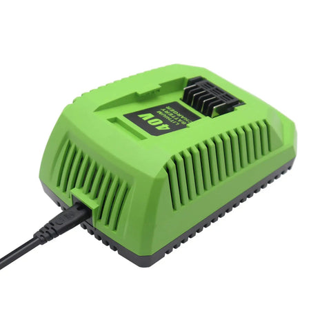 40V Battery Charger For Greenworks Compatible 2A Fast Charge With LED Indicator Works With 29482 29462 29472 29252 20202 22262