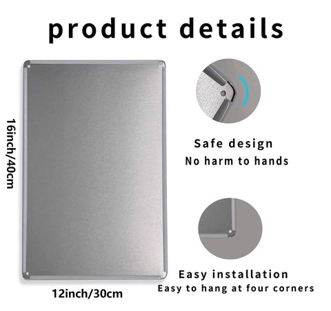 Rugged Jobsite Safety Sign Panel 12 X 16 Inches For Walls And Fences Aluminum Metal Sign Warns Crew And Visitors Site Safety Starts Here Durable Weatherproof Construction shown with dimensions and corner details.