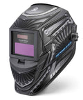 Classic Series Auto Darkening Welding Helmet For TIG And MIG With ClearLight Optics And High Definition View 6 Square Inch Viewing Area Variable Shade 8 To 13 Pro Grade Protection All Day Comfort Headgear Metal Matrix Build shown from side angle