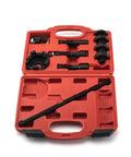 Wheel Bearing Puller Tool Kit For Motorcycles 0.75 Inch 1.0 Inch And 25mm Bearings ABS Or Non ABS Fits 2000 Through 2025 Models Easy Install And Removal With Durable Alloy Construction in red carrying case.