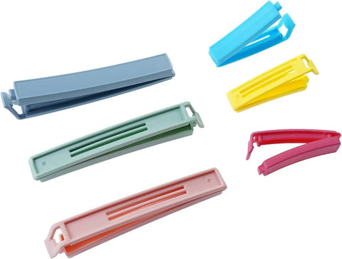 32 Piece Curved Plastic Bag Clips For Kitchen And Home Resealable Food Storage Sealers Lock In Freshness To Nuke Stale Leftovers Fast With A Rock Solid Grip That Holds Up All Week