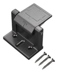 Heavy Duty Door Catch Secures Barns And Garages Easy Install Aluminum Lock for privacy bathrooms, with screws.