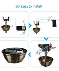 Universal Ceiling Fan Remote Kit 3 In 1 With Light Dimming Timing And Speed Control For Hunter Harbor Breeze Westinghouse Honeywell And Other Fans Easy Install Plug And Play installation guide.